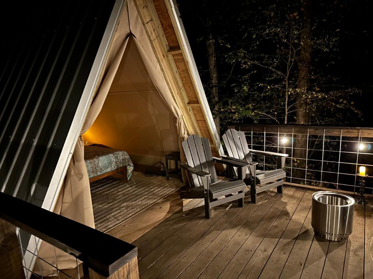 Bohamia - Cozy A-Frame Glamp On 268 Acre Forest Retreat 탈라데가 외부 사진